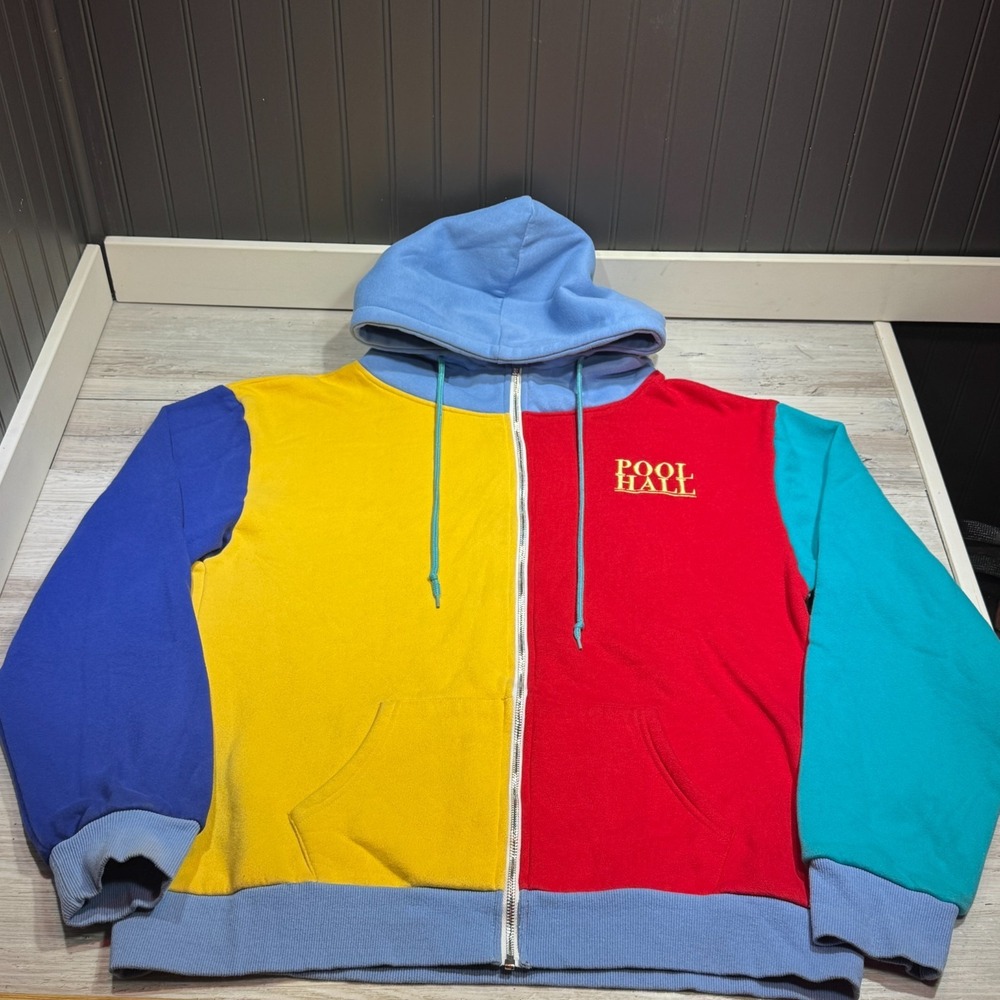 Pool Hall Sweater Carson's Jacket Size XL Hip Hop Y2K